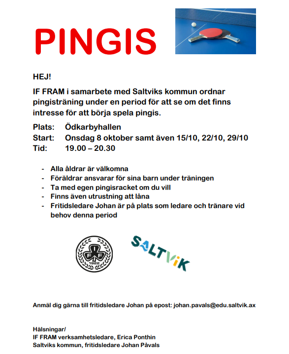 Pingis med Johan 25