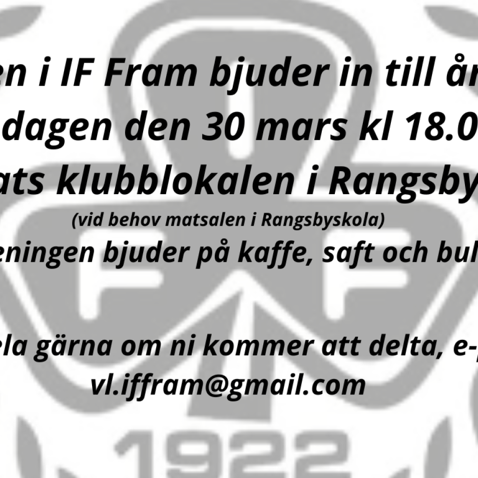 Årsmöte